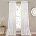 Lush Decor Bayview Elastic Embroidery Window Curtain Panels - 108" x 54"