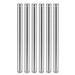 Glass Standoff Double Head Stainless Steel Standoff Holder 12mm x 164mm 6 Pcs - Silver Tone