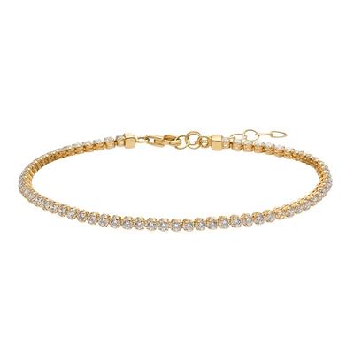 FAVS - Armband 375er Gelbgold Armbänder & Armreife 1 ct Damen