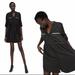 Zara Dresses | Black Beaded Pocket Oversized Tunic | Color: Black | Size: Xl