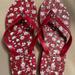 Coach Shoes | Coach Flip Flops Size 6 | Color: Black/Red | Size: 6