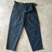 Anthropologie Pants & Jumpsuits | Anthropologie, Cargo, Trouser, Charcoal Grey, Size 27 With Buckle Detail. | Color: Gray | Size: 27