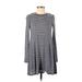 BCBGeneration Casual Dress - A-Line: Blue Print Dresses - Women's Size X-Small