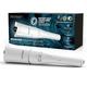 REVAMP Progloss Hollywood Curl Automatic Rotating Hair Curler - Curling Iron with Ionic Jet Technology and Ceramic Barrel, Ultra-Fast Heat Up and Heat Recovery, Frizz-Free, Amazon Exclusive - White
