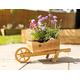 Garden Mile® Woodland Wheelbarrow Planter Garden Ornament Outdoor Decoration Planting Patio Decor Ornamental Suitable for Plants & Flowers (Woodland Wheelbarrow Planter)