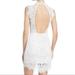 Free People Dresses | Free People Womens Daydream Bodycon Slip Dress White Lace Mini $98 | Color: White | Size: S