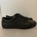 Gucci Shoes | Mens Gucci Black Grey Men's Supreme Guccissima Print Tessuto Leather Sneakers | Color: Black | Size: 10