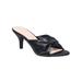 Women's Seville Heeled Mule by Halston in Black (Size 9 M)