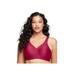 Plus Size Women's MAGICLIFT® SEAMLESS SPORT BRA 1006 by Glamorise in Ruby Red (Size 40 C)