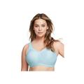 Plus Size Women's MAGICLIFT® SEAMLESS SPORT BRA 1006 by Glamorise in Frosted Aqua (Size 34 DD)