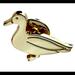 Burberry Jewelry | Burberry Gold Tone Metal Duck Designer Brooch Pin | Color: Gold | Size: Os