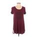 LA Hearts Casual Dress: Burgundy Dresses - Women's Size X-Small