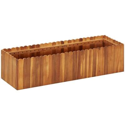 Vidaxl - Garten-Hochbeet 100 x 30 x 25 cm Massivholz Akazie