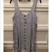 American Eagle Outfitters Dresses | 3/$30 On All American Eagle Blue And White Strip Button Dress | Color: Blue/White | Size: M