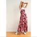 Free People Dresses | Free People Heatwave Printed Maxi Slip Dress Coral Pink Black Floral Smocked | Color: Black/Pink | Size: S