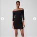 Zara Dresses | Nwt! Zara Smocked Off The Shoulder Dress | Color: Black | Size: S