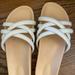 J. Crew Shoes | J Crew White Leather Sandals Size 7.5 | Color: Cream/White | Size: 7.5