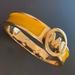 Michael Kors Jewelry | Michael Kors Hinged Yellow Mk Logo Bracelet | Color: Gold/Yellow | Size: Os