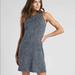 Athleta Dresses | Athleta Santorini Printed High Neck Dress | Color: Blue/White | Size: Xs