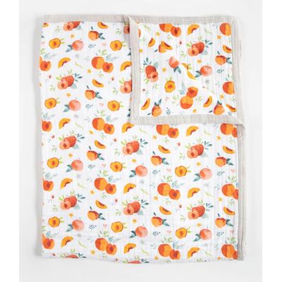 Little Unicorn Cotton Muslin Big Kid Quilt - Georgia Peach