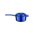 LAVA CAST IRON Lava Enameled Cast Iron Saucepan 1.5 Quart Round w/ Lid Enameled Cast Iron/Cast Iron in Blue | 3.5 H x 6.69 W in | Wayfair