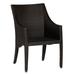 Summer Classics Athena Wicker/Rattan Patio Dining Armchair Wicker/Rattan in Black | 36.625 H x 26.75 W x 23.625 D in | Wayfair 39702+C5306458W6458