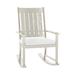 Summer Classics Outdoor Club Rocking Metal Chair w/ Cushions in White | 40 H x 24.5 W x 33.5 D in | Wayfair 333494+C0154240W4240