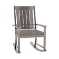 Summer Classics Outdoor Club Rocking Metal Chair w/ Cushions in Gray | 40 H x 24.5 W x 33.5 D in | Wayfair 333424+C0154221W4221