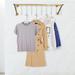 Everly Quinn 39" Clothes Rack Metal Wall Mounted Garment Rack Clothes Organizer w/ Hanging Chain Gold Metal | 9.05 H x 39.37 W x 9.84 D in | Wayfair