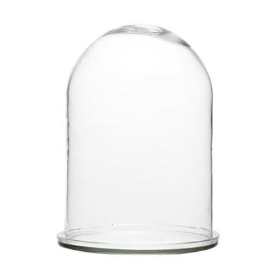 home - Glass Bell Jar Dome With Tray - Os