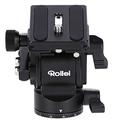 Rollei V5I Video Stativkopf für leichte und weiche Bewegungen, Ideal für den Einsatz auf Einbein-Stativen beim filem bewegter Objekte.