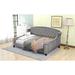 Modern Luxury Tufted Button Daybed,Full,Material Plywood+Fabric+Foam,Stable and Durable Bed Frame