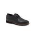Women's Whitby Oxford Flat by SoftWalk in Black (Size 7 1/2 M)