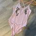 American Eagle Outfitters Tops | American Eagle Pink Bodysuit | Color: Pink | Size: S