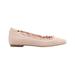 Kate Spade Shoes | Kate Spade Nicole Ruffled Summer Ballet Flats Pointed Toe Light Pink Leather | Color: Pink | Size: 6