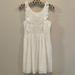 Zara Dresses | Nwt Xs Zara Trf Collection White Eyelet Tank Dress! | Color: White | Size: Xs