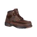 Georgia Boot Athens Waterproof 6 inch Work Boot w/Steel Toe - Men's Brown 9 G7603-090M