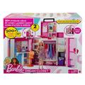 Barbie Traum Kleiderschrank Kleidung und Zubehör, 2 Etagen Wäscheschrank, Arbeitsplatz, Spiegel, 10+ Regale, 36+ Teile, 500+ Kombinationsmöglichkeiten, Geschenk für Kinder ab 3 Jahren,HBV28