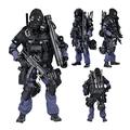 1/6 Scale SWAT Action Figures(12inch), Highly Detail Army Military Soldiers Model Set with Accessories Model Collection, Military Toys for Teens and Adults (BREACHER)