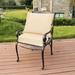 Calorful Outdoor Seat/Back Cushion Polyester | 6 H x 31.5 W x 25 D in | Wayfair HW-SA-67235WH