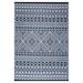 Blue/Navy 87 x 59 x 0.3 in Indoor/Outdoor Area Rug - Etta Avenue™ Aldo Moroccan Indoor/Outdoor Area Rug in Navy | 87 H x 59 W x 0.3 D in | Wayfair