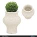 Los Angeles Cast Stone Concrete Pot Planter Concrete in Brown | 28.5 H x 24.5 W x 24.5 D in | Wayfair LACS-PL-17 1/4 X 28 1/2-4