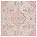 Brown/Red 72 x 72 x 0.78 in Area Rug - Bungalow Rose Metro 354 Area Rug In Beige/Rust Cotton/Wool | 72 H x 72 W x 0.78 D in | Wayfair