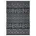 Black/White 87 x 59 x 0.3 in Indoor/Outdoor Area Rug - Etta Avenue™ Aldo Moroccan Indoor/Outdoor Area Rug | 87 H x 59 W x 0.3 D in | Wayfair