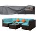 Rebrilliant Patio Furniture Set Cover Outside Sectional Sofa Set Covers Outdoor Table & Chair Set Covers Water | 29 H x 126 W x 63 D in | Wayfair
