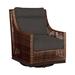 Summer Classics Outdoor Peninsula Gliding Wicker/Rattan Chair w/ Cushions | 40.25 H x 30.25 W x 36.5 D in | Wayfair 420517+C524H6258W6258