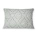East Urban Home Geometric Lumbar Pillow Eco-Fill/Polyester in White | 18 H x 24 W x 6 D in | Wayfair F17908125F3D4F0DB5EEA86941C9C432