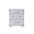 Longshore Tides Gray Nightstand Wood in Brown/Green | 24 H x 22 W x 16 D in | Wayfair 678A147B791943DBB04CA7015473370A