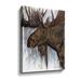 Loon Peak® Brawny Bull Gallery Wrapped Canvas in Brown/Green | 18 H x 14 W x 2 D in | Wayfair 10D8BB21893742109E6C740691FB5D10