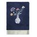 Linum Home Textiles 3 Piece Turkish Cotton Towel Set Terry Cloth/Turkish Cotton in Blue/Black | 27 W in | Wayfair EDR50-1BT2HT-STELLA